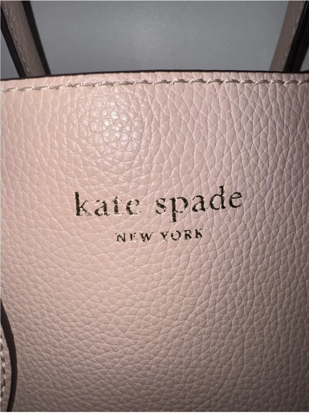 $398 Kate Spade Eva small satchel, blush, pink pebble leather with Crossbody - Picture 2 of 4